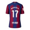 Maglia ufficiale Barcellona Marcos A. 17 Casa 2023-24 per Bambino